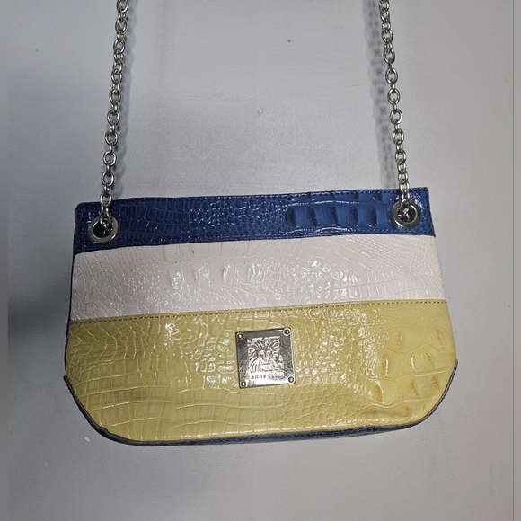 🧡💜💛Anne klein purse handbag Cocodrilo Simulation Skin ❤️🧡💜 - Picture 7 of 16
